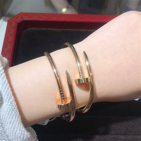 cartier nail replica bracelet|authentic cartier nail bracelet.